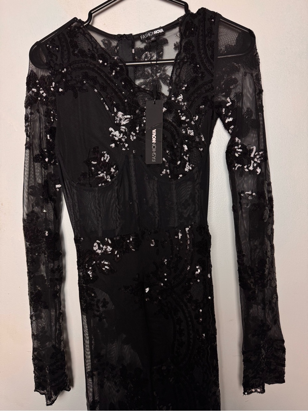 Brand new fashion nova corset dress size-Xs